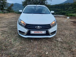 2015 Lada (ВАЗ) Vesta I, белый, 750000 рублей, вид 1