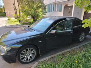 2002 BMW 7 серии 735i IV (E65/E66), чёрный, 1000000 рублей, вид 4