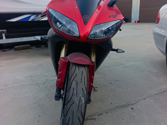 2002 Yamaha YZF-R1, красный, 500000 рублей - вид 1