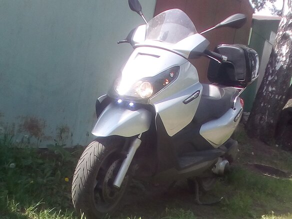 2009 Piaggio X7, серебристый, 150000 рублей - вид 20