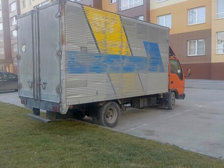 1995 Isuzu Elf (N-series), оранжевый, 1200000 рублей, вид 3