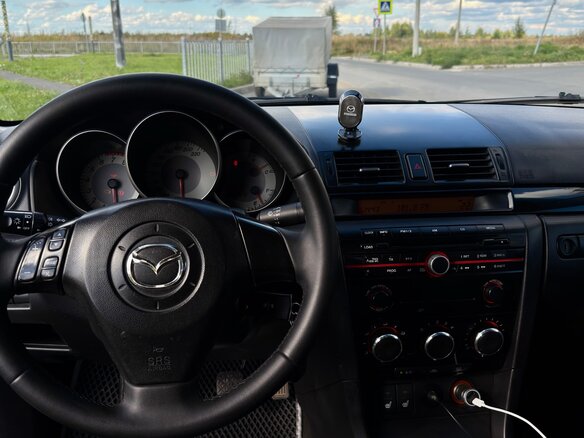 2007 Mazda 3 I (BK) Рестайлинг, синий, 599000 рублей - вид 9