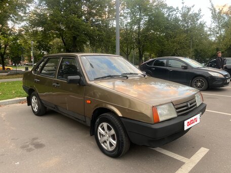 1999 Lada (ВАЗ) 21099, коричневый, 127000 рублей, вид 2