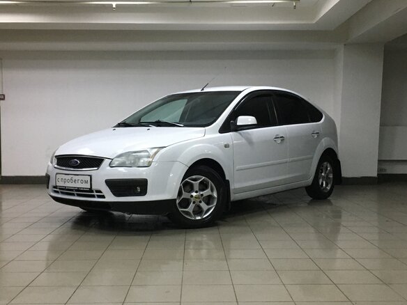 2007 Ford Focus II, белый