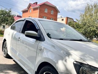 2013 Volkswagen Polo V, белый, 487000 рублей, вид 4