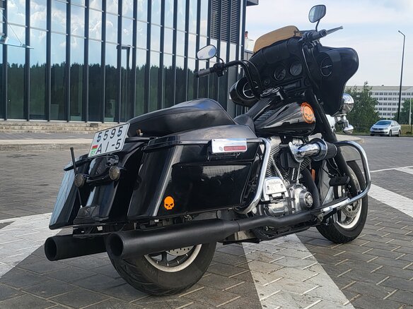 2007 Harley-Davidson Electra Glide, чёрный, 670748 рублей - вид 15