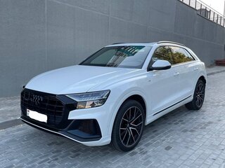 2018 Audi Q8 55 TFSI I (4M), белый, 3950000 рублей, вид 1