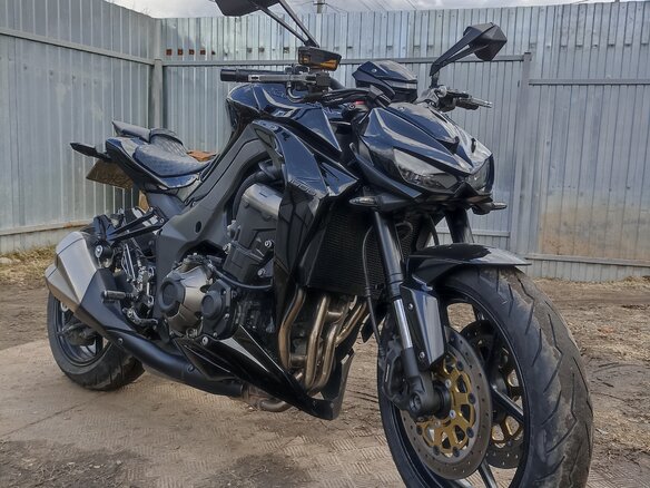 2015 Kawasaki Z 1000, чёрный, 870000 рублей