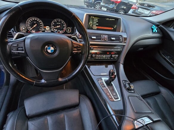 2014 BMW 6 серии 640i xDrive III (F06/F13/F12), синий, 2500000 рублей - вид 6