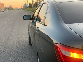 2017 Lada (ВАЗ) Vesta I, зелёный, 970000 рублей, вид 5