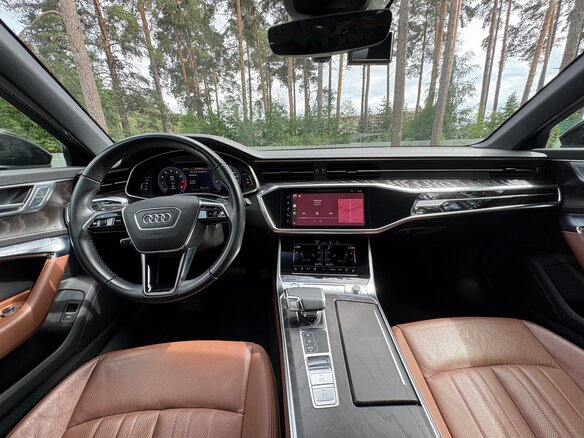 2020 Audi A6 45 TFSI V (C8), чёрный, 4500000 рублей - вид 8
