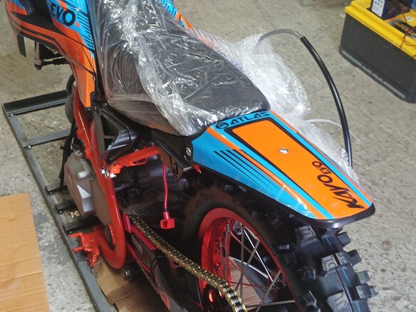 2024 Kayo Evolution YX140EM, оранжевый, 95000 рублей - вид 3
