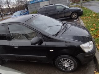 2005 Hyundai Getz I, чёрный, 270000 рублей, вид 3