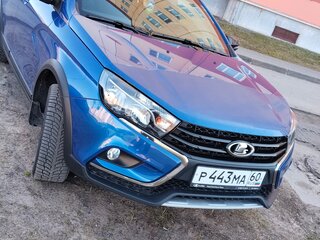 2022 Lada (ВАЗ) Vesta SW Cross I, синий, 1900000 рублей, вид 1