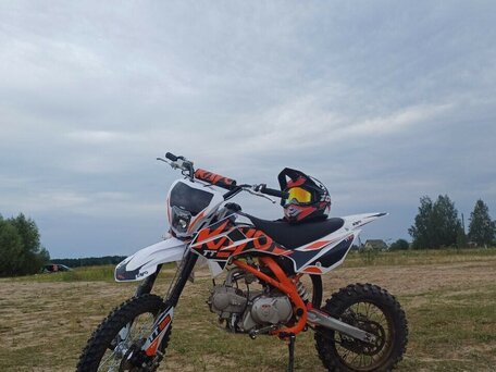 2024 Kayo Basic TT125, оранжевый, 70000 рублей, вид 3