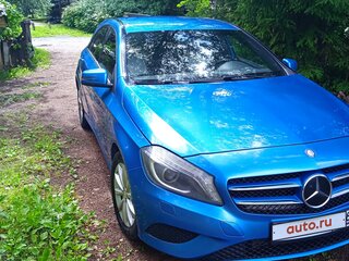 2013 Mercedes-Benz A-Класс 180 III (W176), голубой, 1250000 рублей, вид 2