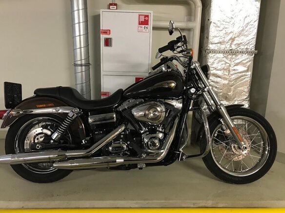 2013 Harley-Davidson Dyna Super Glide, коричневый - вид 10