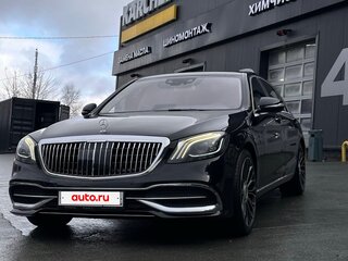 2013 Mercedes-Benz S-Класс 400 Long VI (W222, C217), чёрный, 2700000 рублей, вид 2