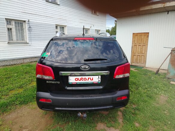 2012 Kia Sorento II, чёрный, 1250000 рублей - вид 1