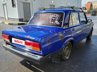 2011 Lada (ВАЗ) 2107, синий, 100000 рублей, вид 4