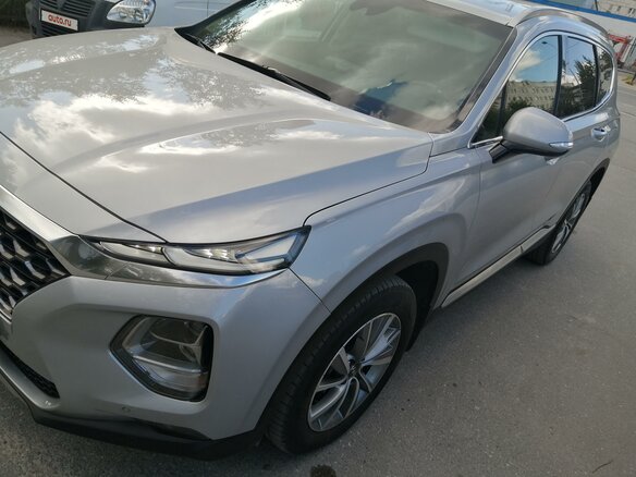 2018 Hyundai Santa Fe IV, серебристый - вид 13