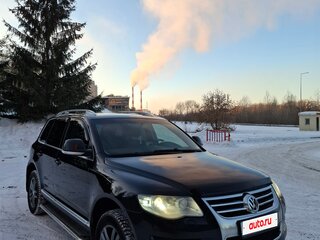 2008 Volkswagen Touareg I Рестайлинг, чёрный, 1750000 рублей, вид 4
