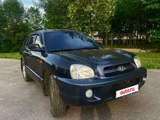 2005 Hyundai Santa Fe I, чёрный, 450000 рублей, вид 4