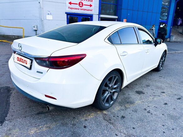 2016 Mazda 6 III (GJ) Рестайлинг, белый, 1380000 рублей - вид 5