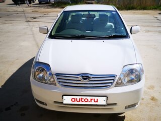 2002 Toyota Corolla IX (E120, E130), белый, 750000 рублей, вид 2