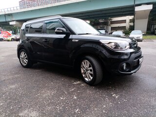 2017 Kia Soul II Рестайлинг, чёрный, 1580000 рублей, вид 4