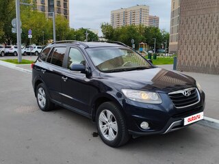 2012 Hyundai Santa Fe II Рестайлинг, синий, 1220000 рублей, вид 4