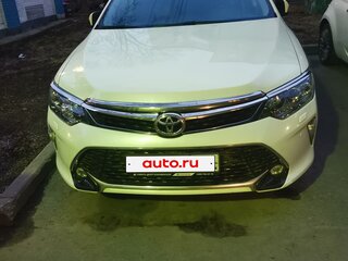 2018 Toyota Camry VII (XV50) Рестайлинг 2, белый, 2800000 рублей, вид 2