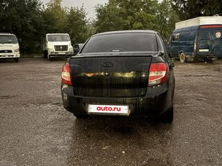 2014 Lada (ВАЗ) Granta I, чёрный, 317000 рублей, вид 4
