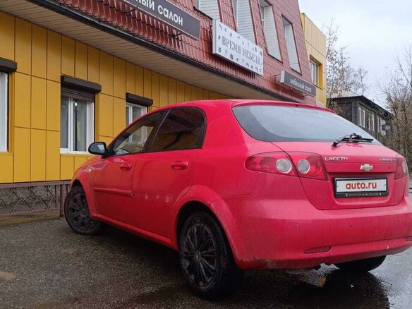 2007 Chevrolet Lacetti I, красный, 250000 рублей - вид 4