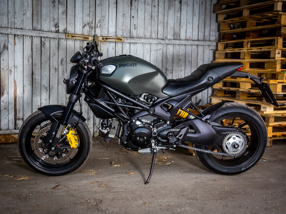 2013 Ducati Monster 1100, зелёный - вид 18