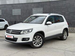 2012 Volkswagen Tiguan I Рестайлинг, белый, 1290000 рублей, вид 1