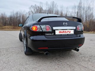 2007 Mazda 6 I (GG) Рестайлинг, чёрный, 780000 рублей, вид 4