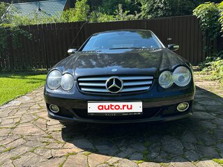 2007 Mercedes-Benz SL-Класс 550 V (R230) Рестайлинг, чёрный, 3600000 рублей, вид 2