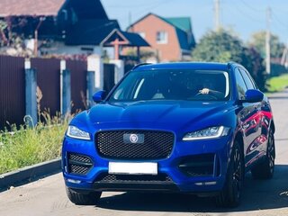 2019 Jaguar F-Pace I, синий, 3499999 рублей, вид 3