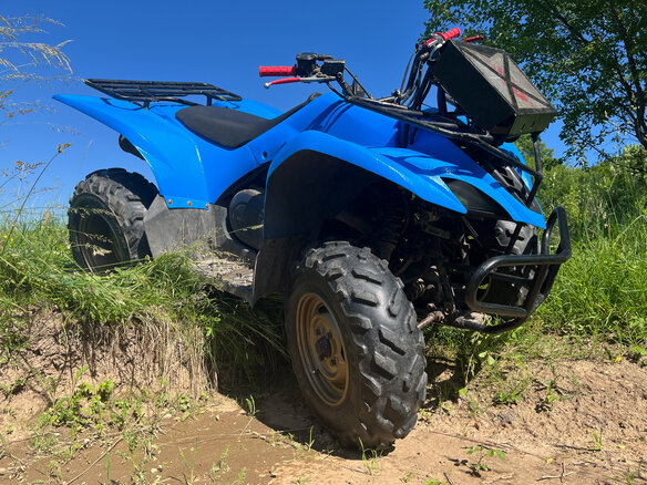 2006 Yamaha Wolverine YFM450, синий, 410000 рублей - вид 6