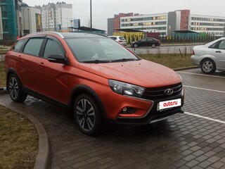 2021 Lada (ВАЗ) Vesta SW Cross I, оранжевый, 1100000 рублей, вид 4