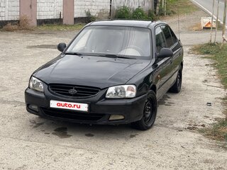 2008 Hyundai Accent ТагАЗ II, чёрный, 250000 рублей, вид 2