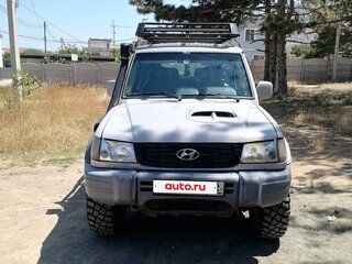 2002 Hyundai Galloper II, серый, 750000 рублей, вид 1