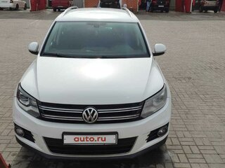 2014 Volkswagen Tiguan I Рестайлинг, белый, 1350000 рублей, вид 1