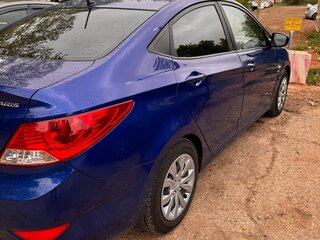 2012 Hyundai Solaris I, синий, 680000 рублей, вид 3