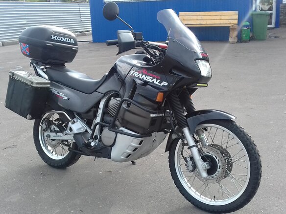 1997 Honda XL600V Transalp, чёрный