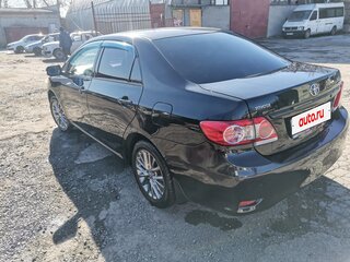 2012 Toyota Corolla X (E140, E150) Рестайлинг, чёрный, 1300000 рублей, вид 3