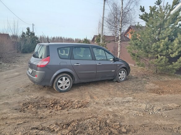 2004 Renault Scenic II, серый, 560000 рублей - вид 3