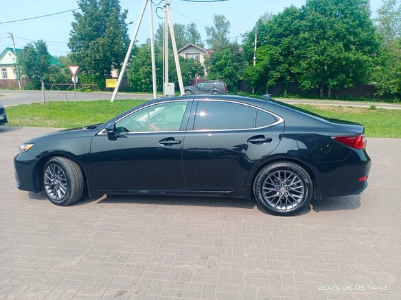 2017 Lexus ES 250 VI Рестайлинг, чёрный - вид 8