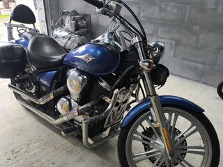 2009 Kawasaki VN900 Vulcan, синий, 550000 рублей, вид 1